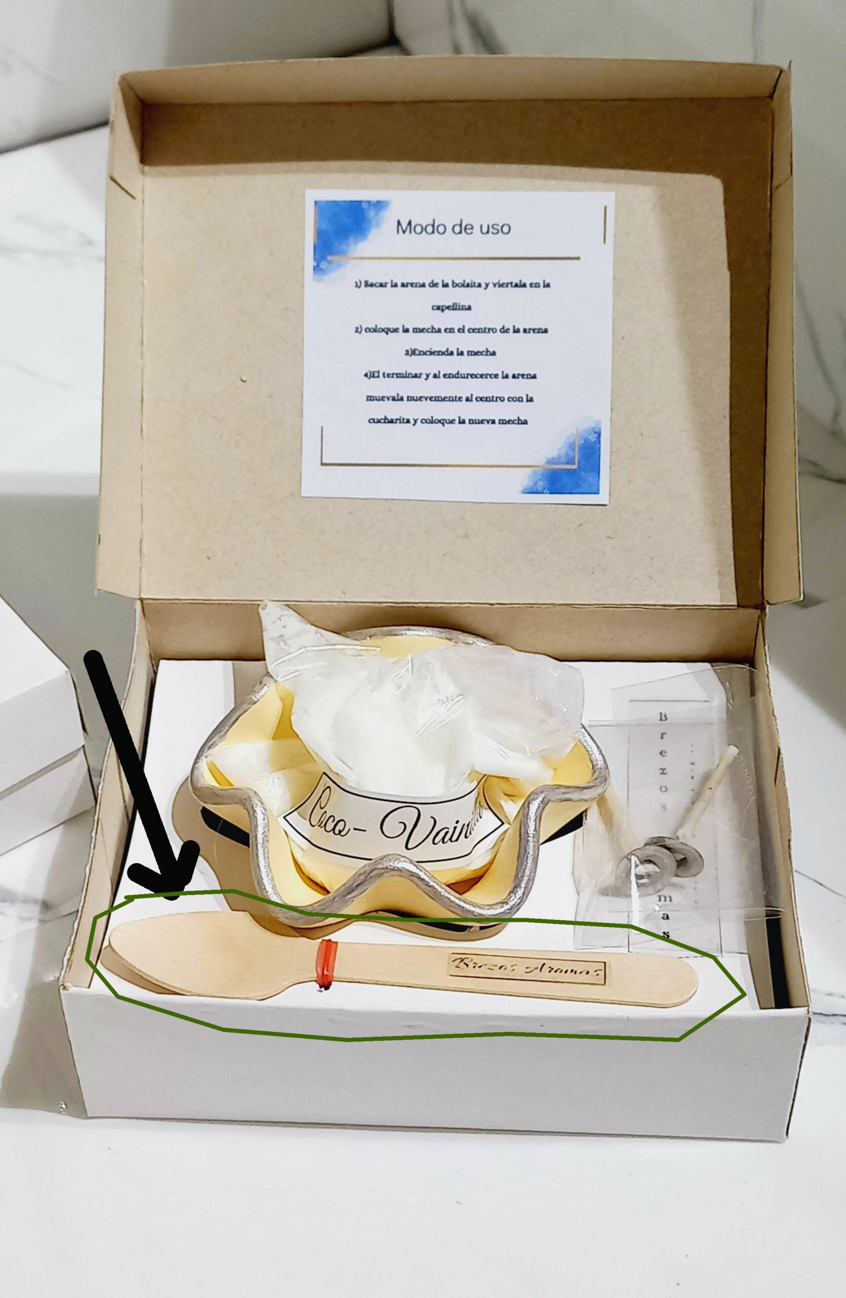 Combo N° 60 – Kit Vela de Arena en Capelina (20g) - Imagen 6